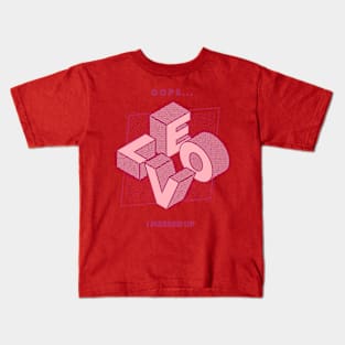 Love OOPs I messed Up Kids T-Shirt